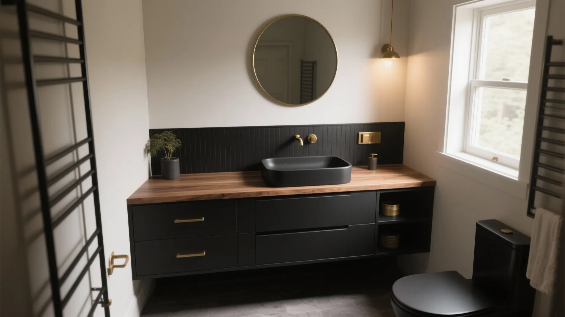 5 Bold Bathroom Black Vanity Ideas: Creative small-space solutions and stylish black vanity concepts from a seasoned designer