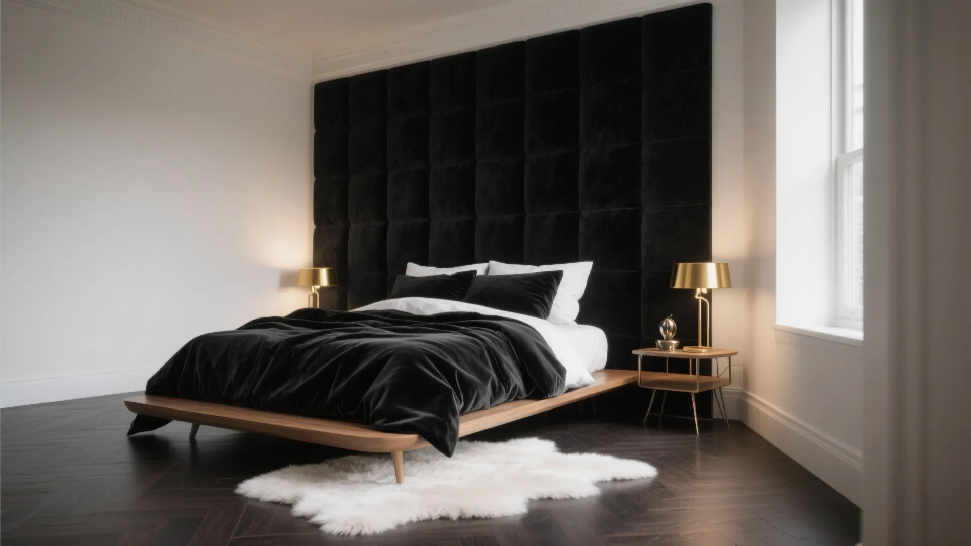 Black Velvet Bedroom Ideas — 5 Luxe Inspirations: How to design a cozy, dramatic black velvet bedroom with small-space tricks I learned over 10 years