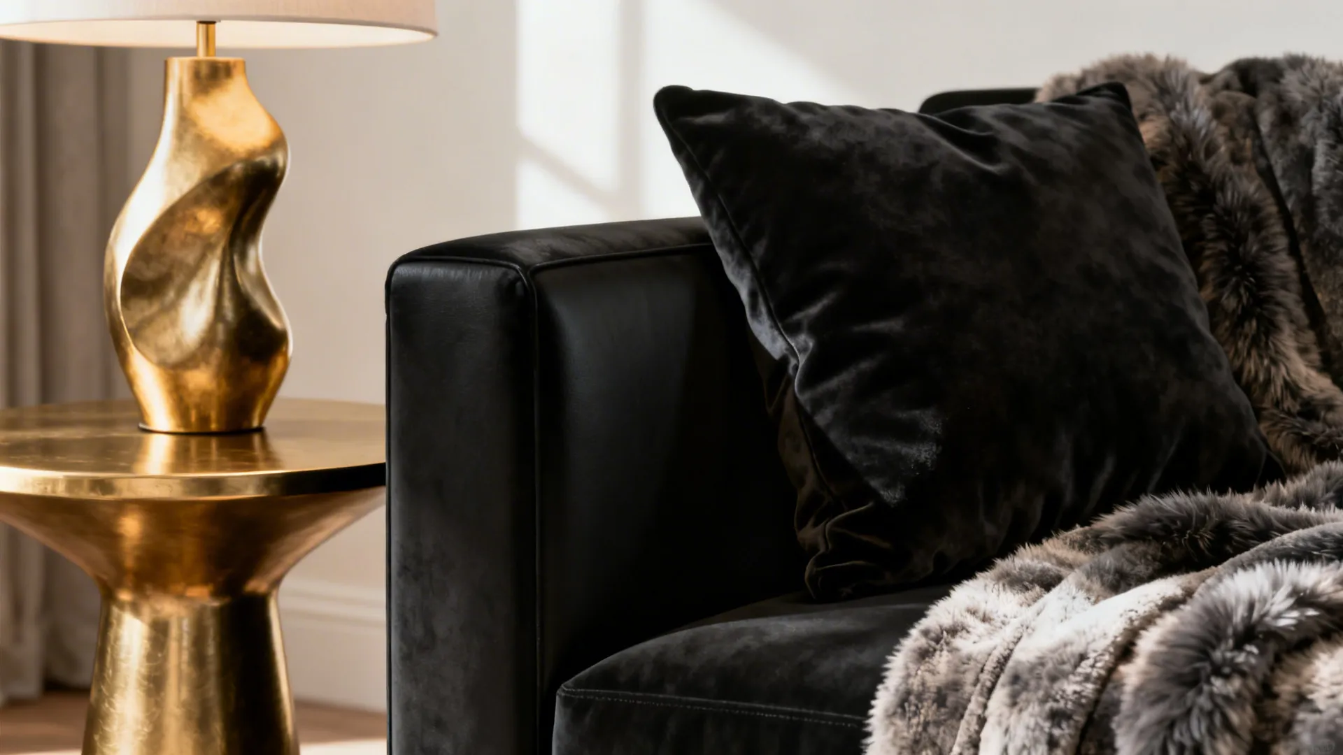 1. High-contrast backdrop with soft textures