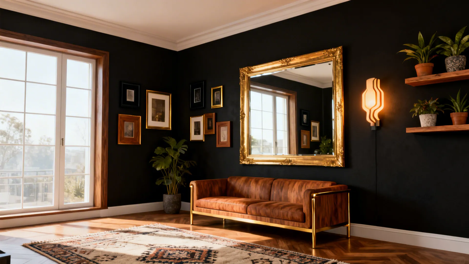 5 Black Wall Decoration Ideas for Living Rooms
