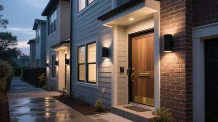 5 black exterior wall lights ideas that elevate small facades