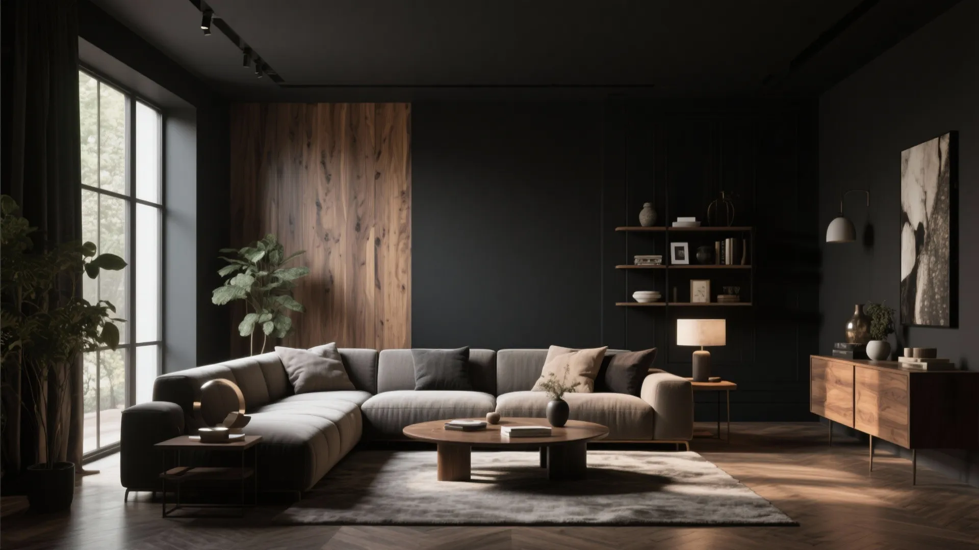 10 Black Living Room Wall Ideas: Design Inspirations to Elevate Your Dark Interior Aesthetic