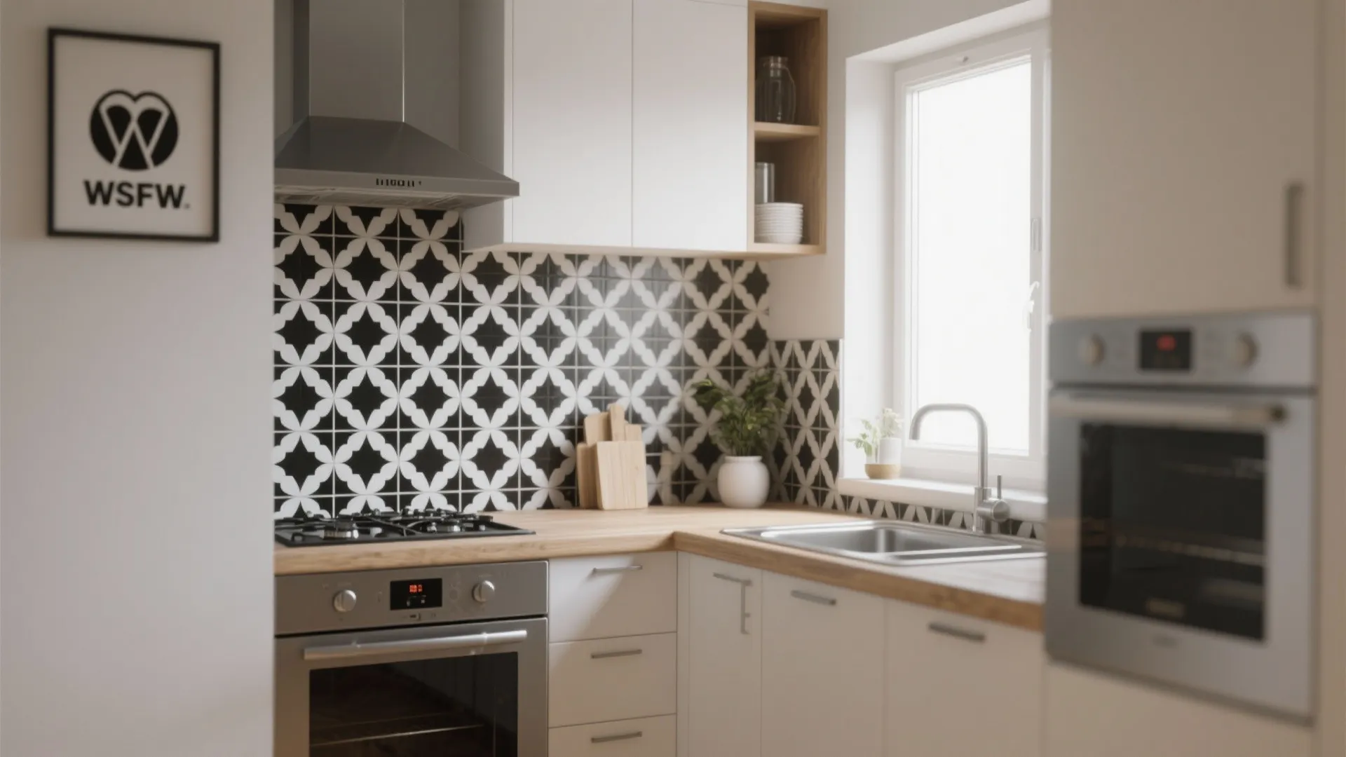3. High-Impact Backsplash