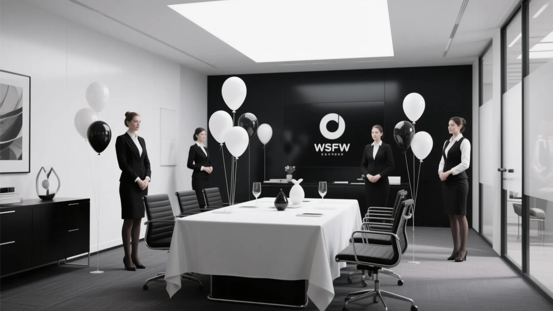 5. Black & White Ball