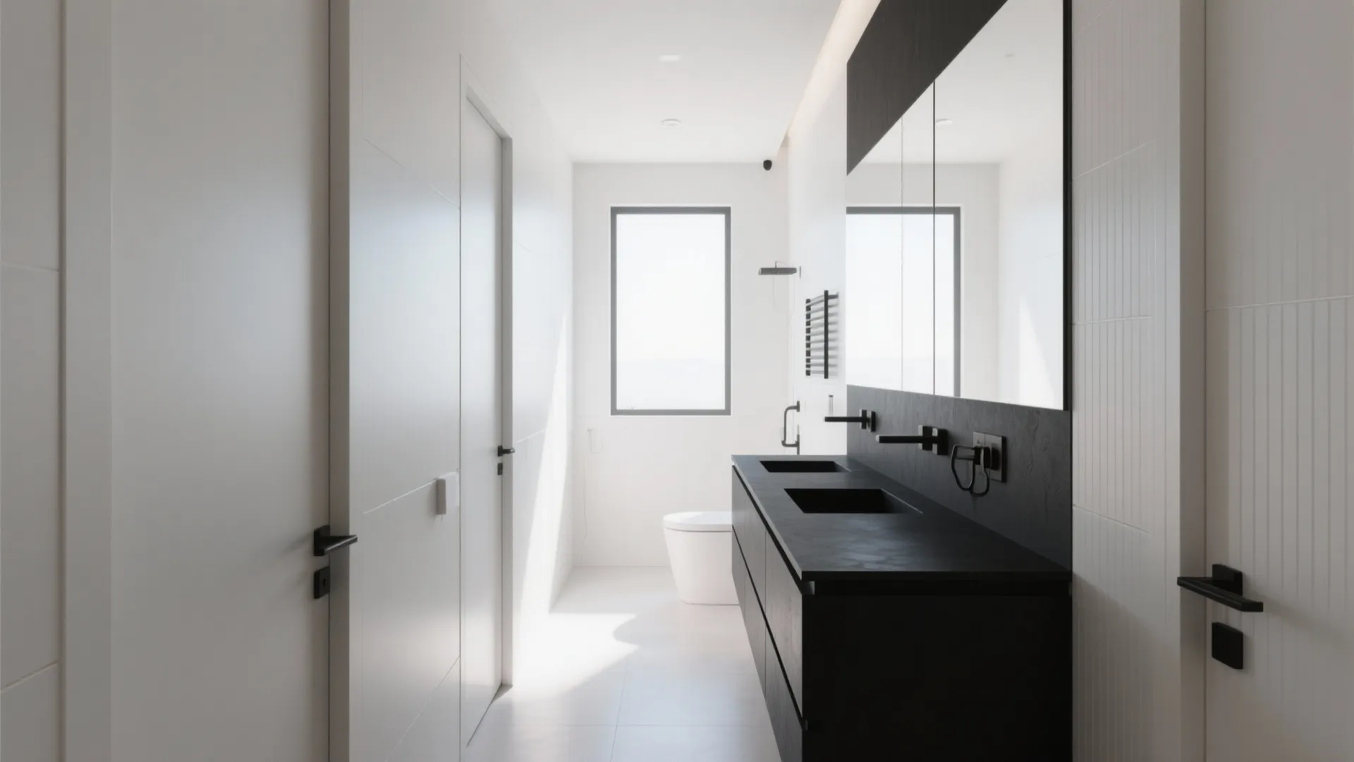 1. Pair with Bright White Walls