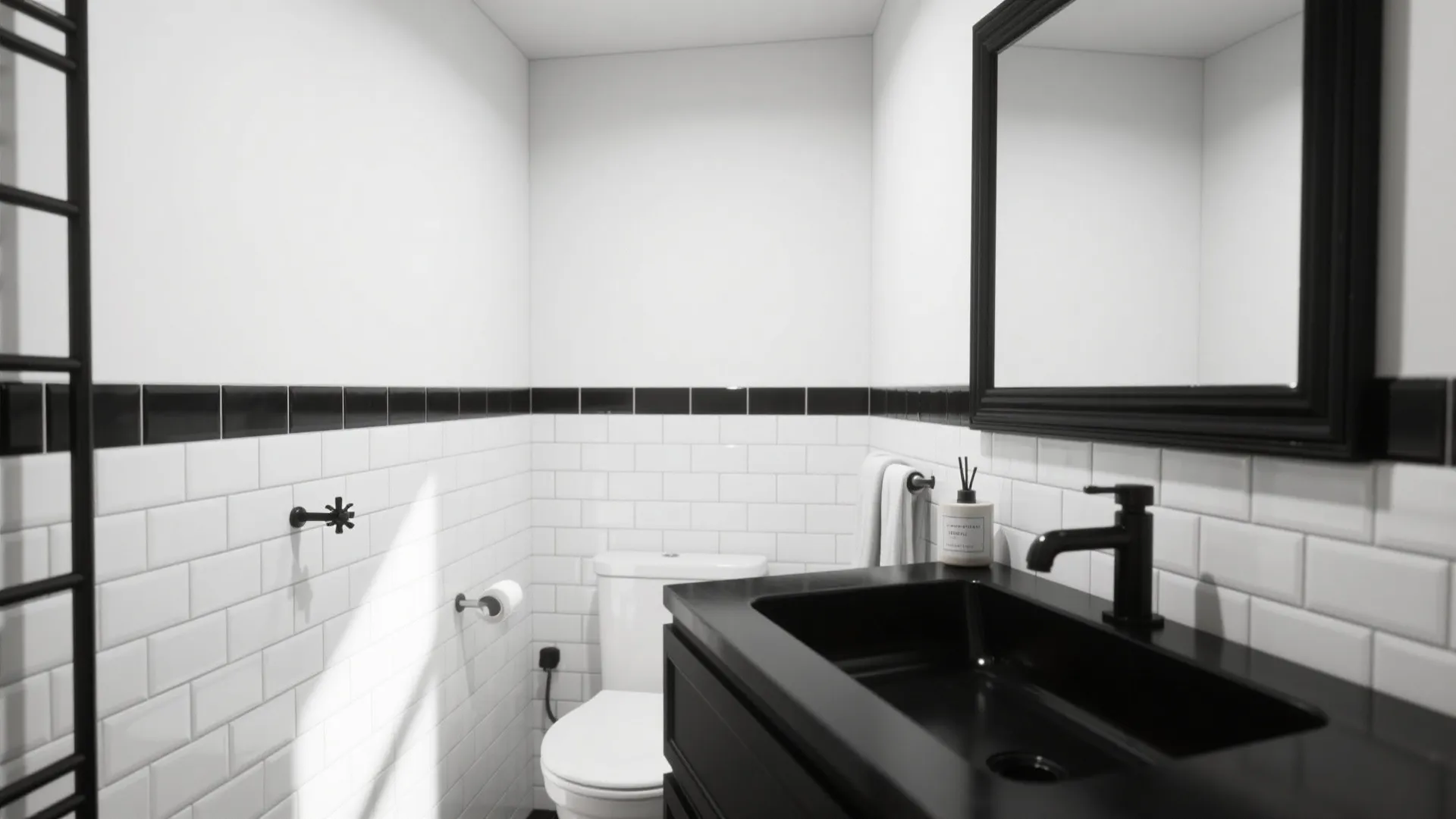 1. Classic Black and White Contrast