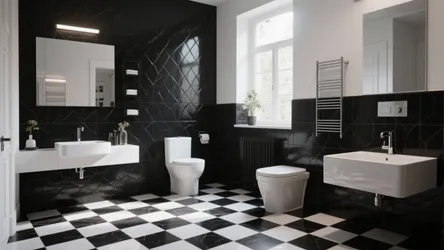 10 Black and White Bathroom Ideas You'll Love