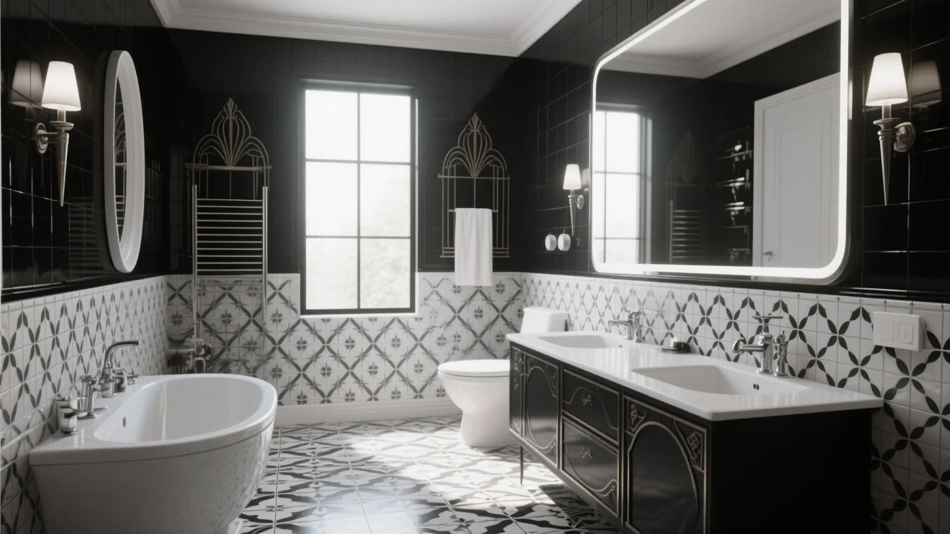 8. Classic Black & White