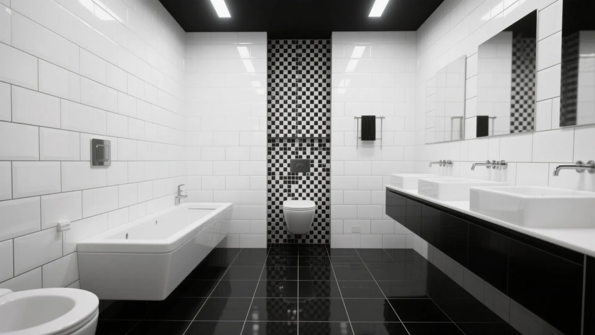 Monochrome Black & White Elegance