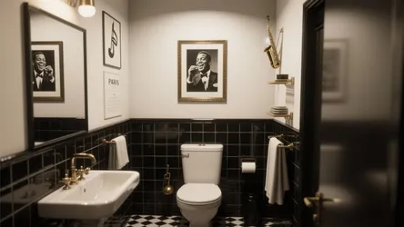 5 Black & White Bathroom Design Ideas