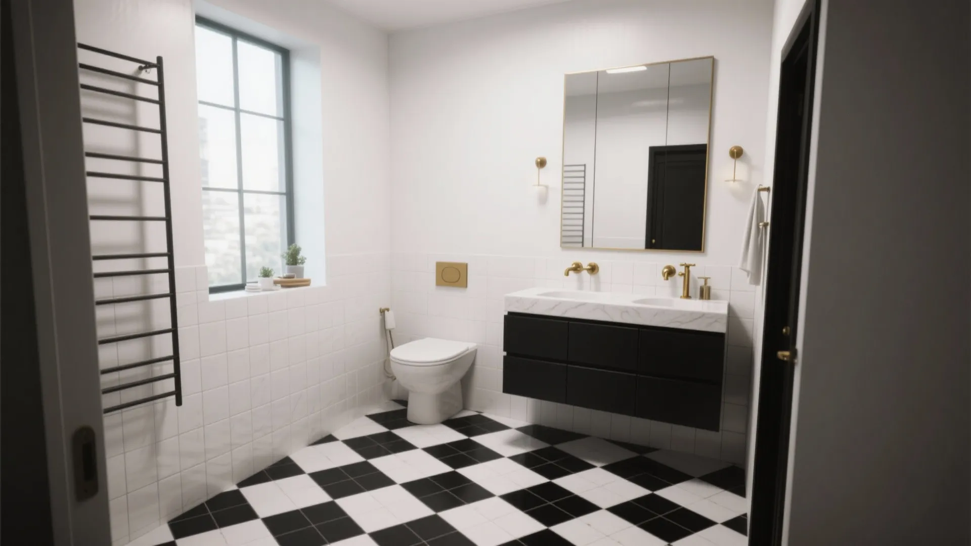 5 Bold Black & White Bathroom Tile Ideas: Creative small-space bathroom tile designs that pack punch — five real-world inspirations from a senior designer