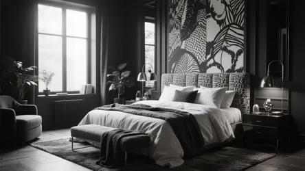 5 Black and White Bedroom Ideas
