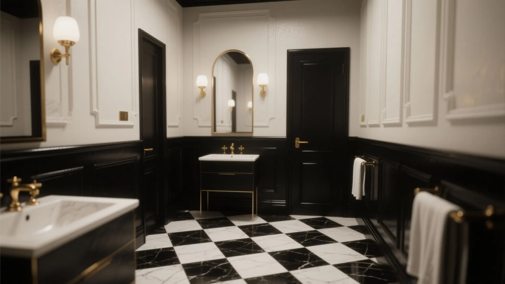 9. Black and White Checkerboard