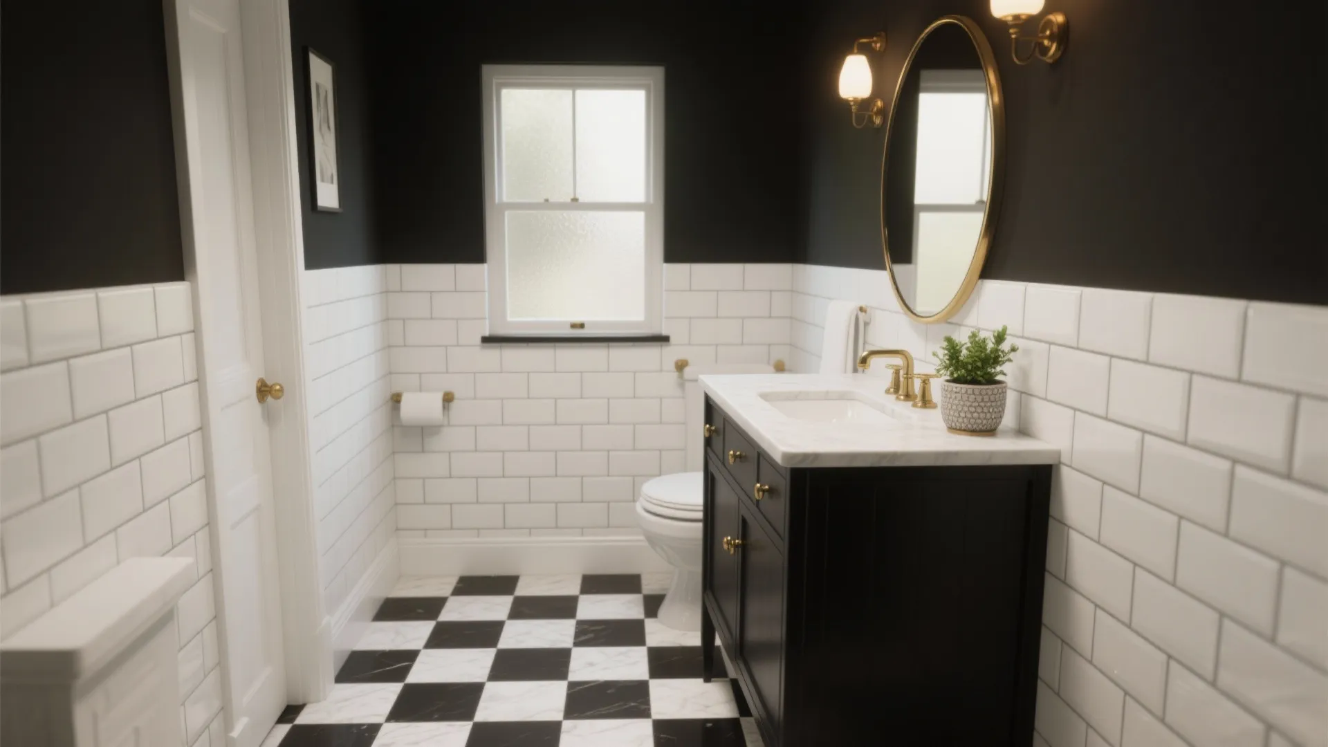 5 Black & White Bathroom Tile Ideas: Creative small-space solutions and layout tips for black and white bathroom tiles