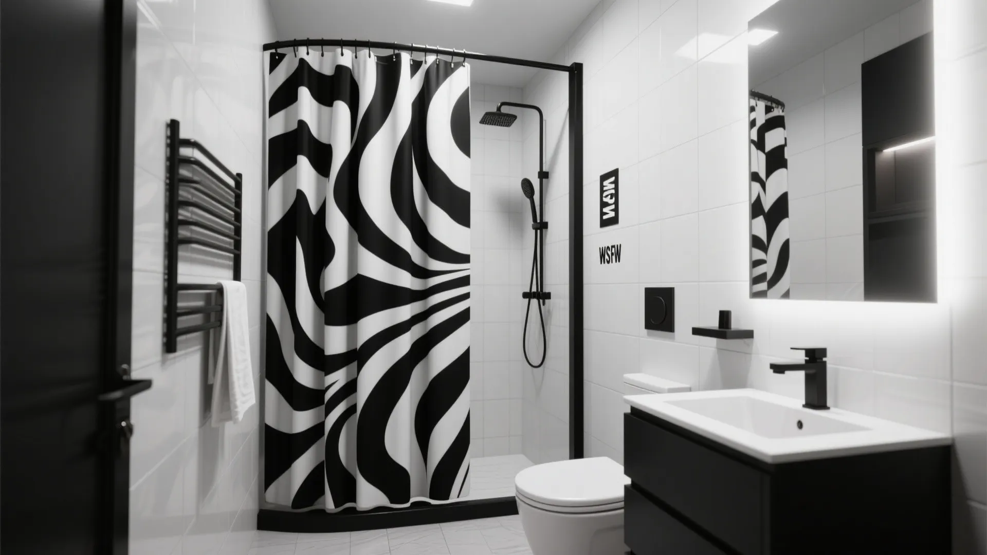 7. Graphic Black and White