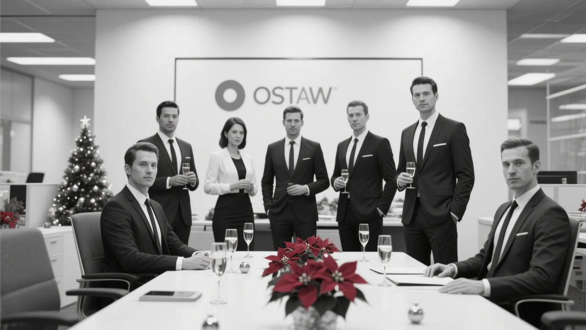 10. Black & White Elegance