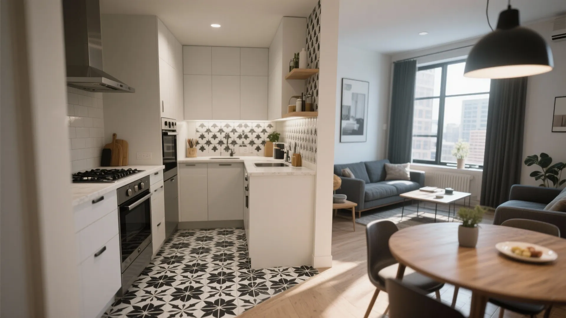 8. Statement Floor Tiles