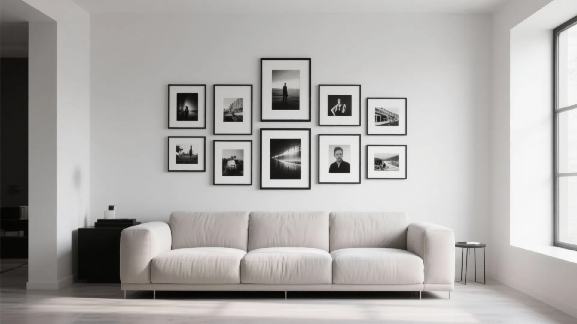 Minimalist Black & White Gallery