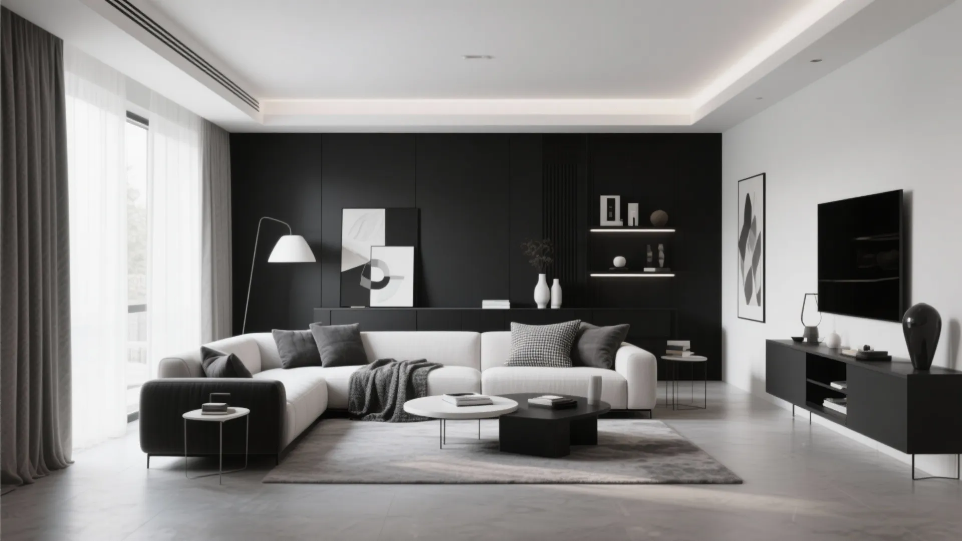 10 Black White and Grey Living Room Ideas: Stylish, Minimalist & Modern Inspirations for Your Living Space