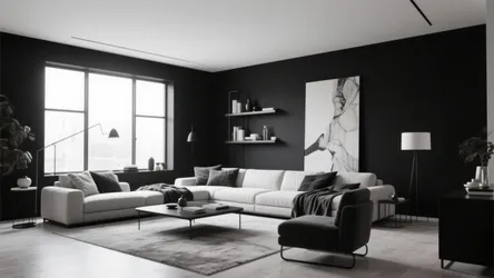 10 Black White Grey Living Room Ideas