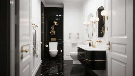 5 Elegant Black and White Bathroom Decor Ideas