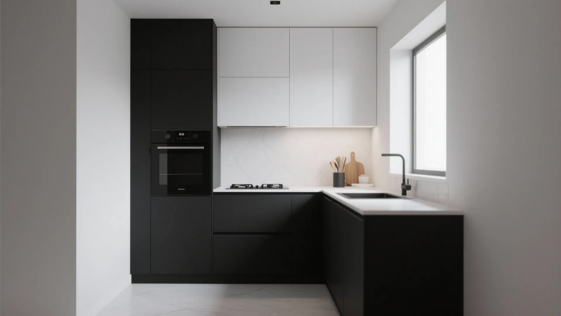 8. Black and White Contrast