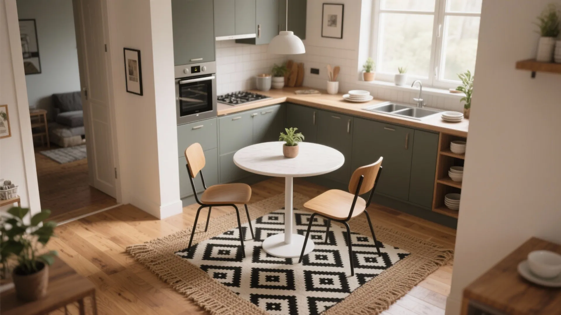 5 Bold Ideas for Black and White Rug in Kitchen: Creative small-space strategies to style a black and white rug in your kitchen — five real tricks from a pro designer