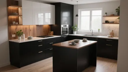 5 Bold Ideas for White and Black Kitchen Cabinets
