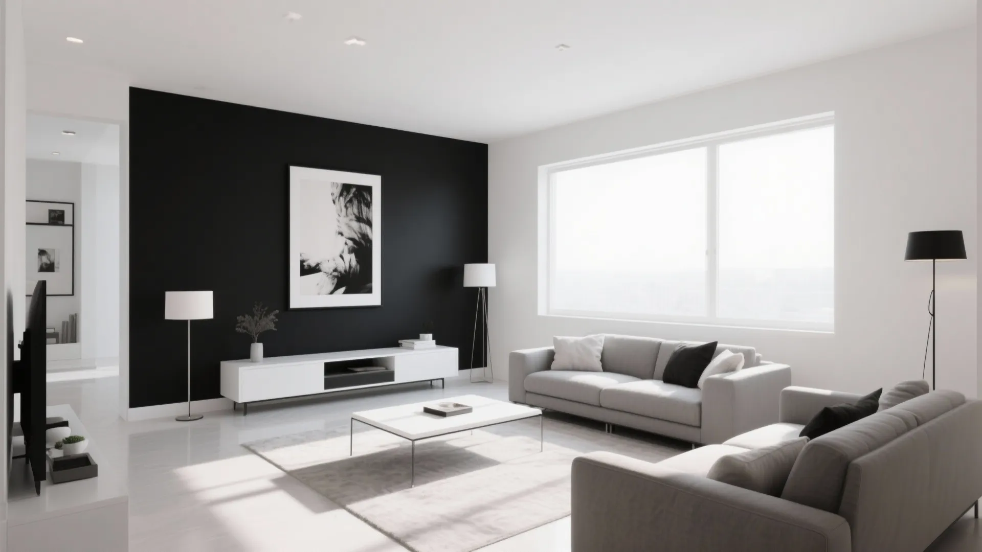 7. High-Contrast Black and White