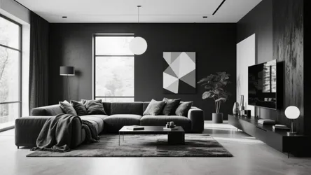 10 Living Room Black and White Ideas