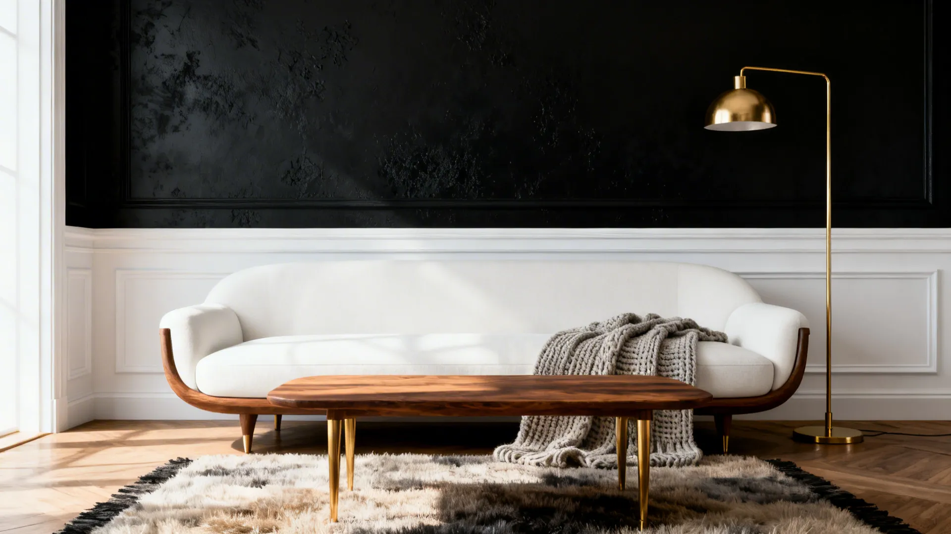 5 Black and White Modern Living Room Ideas