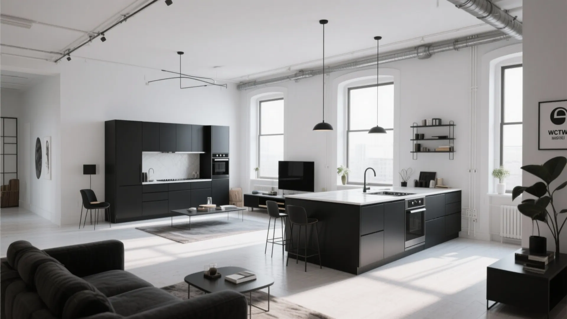 8. High-Contrast Black and White