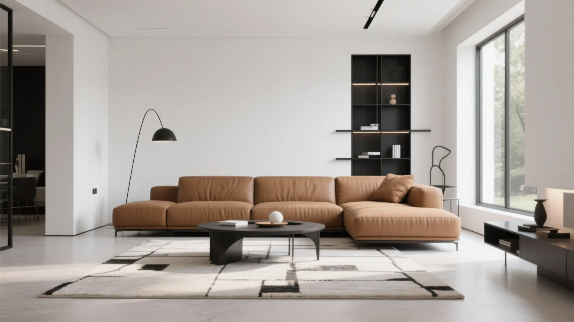 5. Black & White Accents