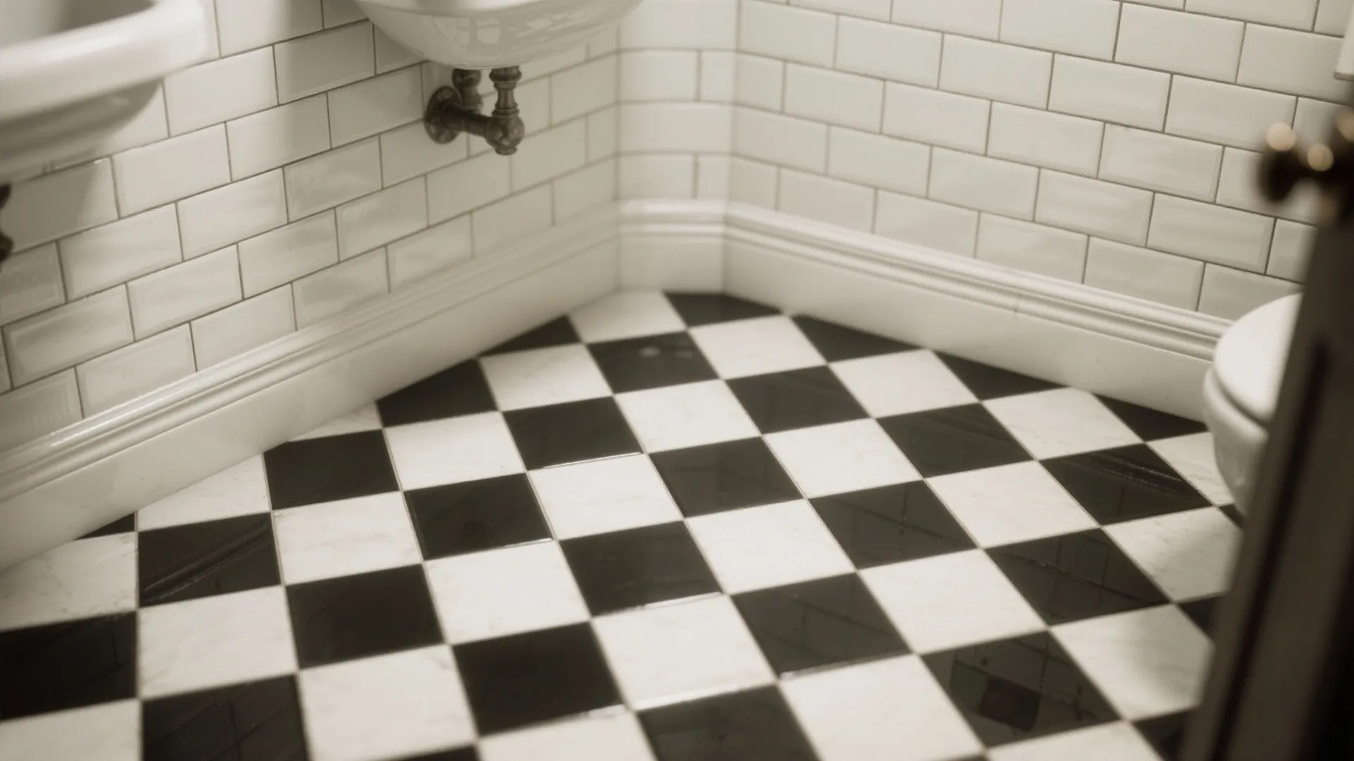 1. Classic Black-and-White Tile Patterns