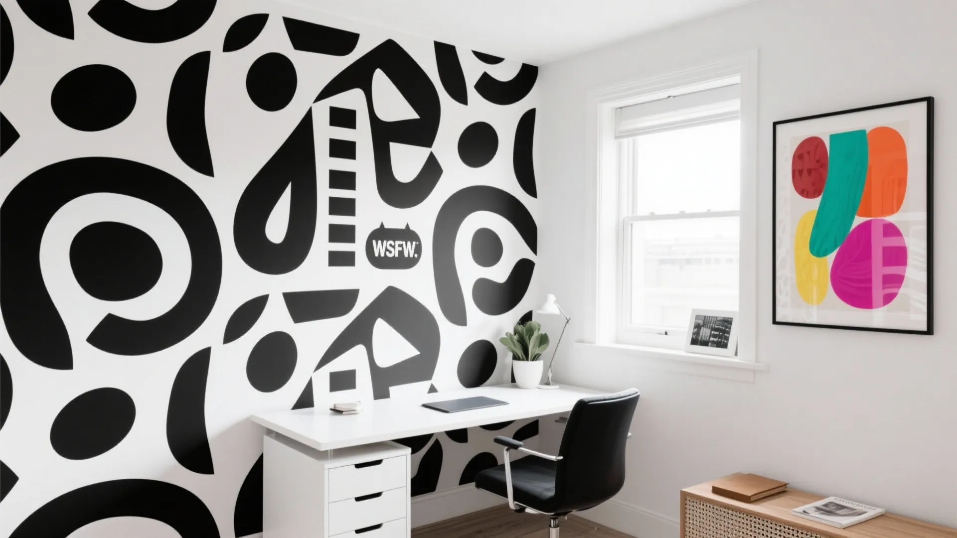 5. Black & White Graphic Prints