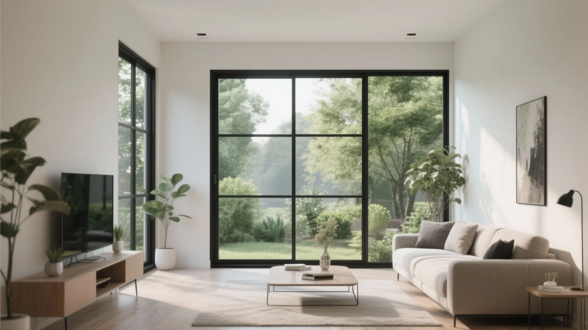 4. Black Window Frames for an Architect’s Touch