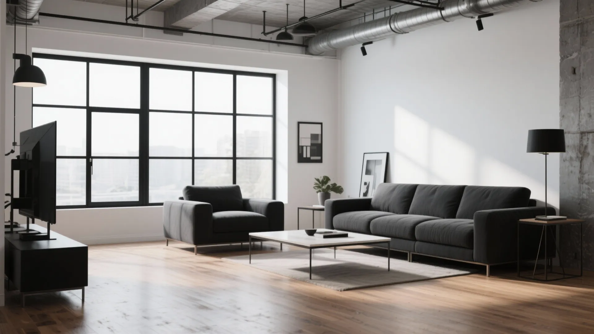 5. Black Window Frames