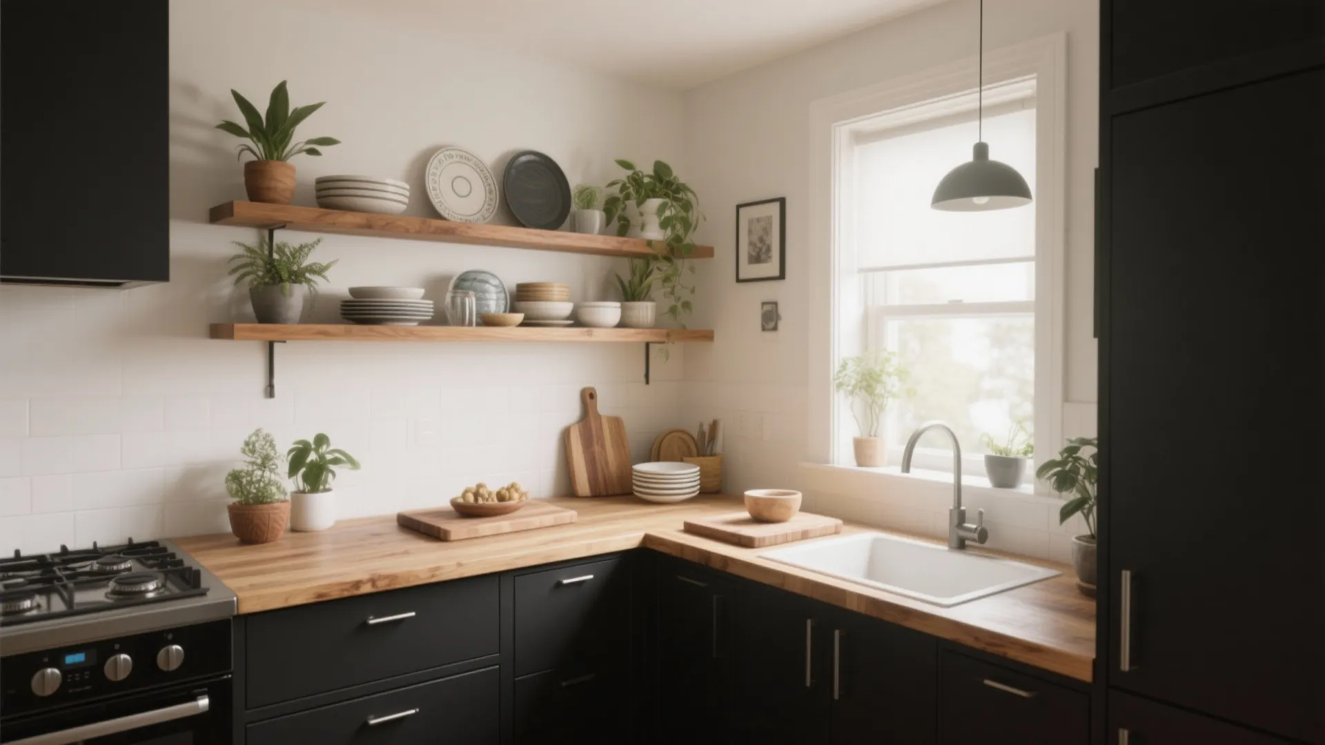 2. Use warm wood accents