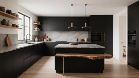 Black and Wood Kitchen Ideas — 5 Inspo