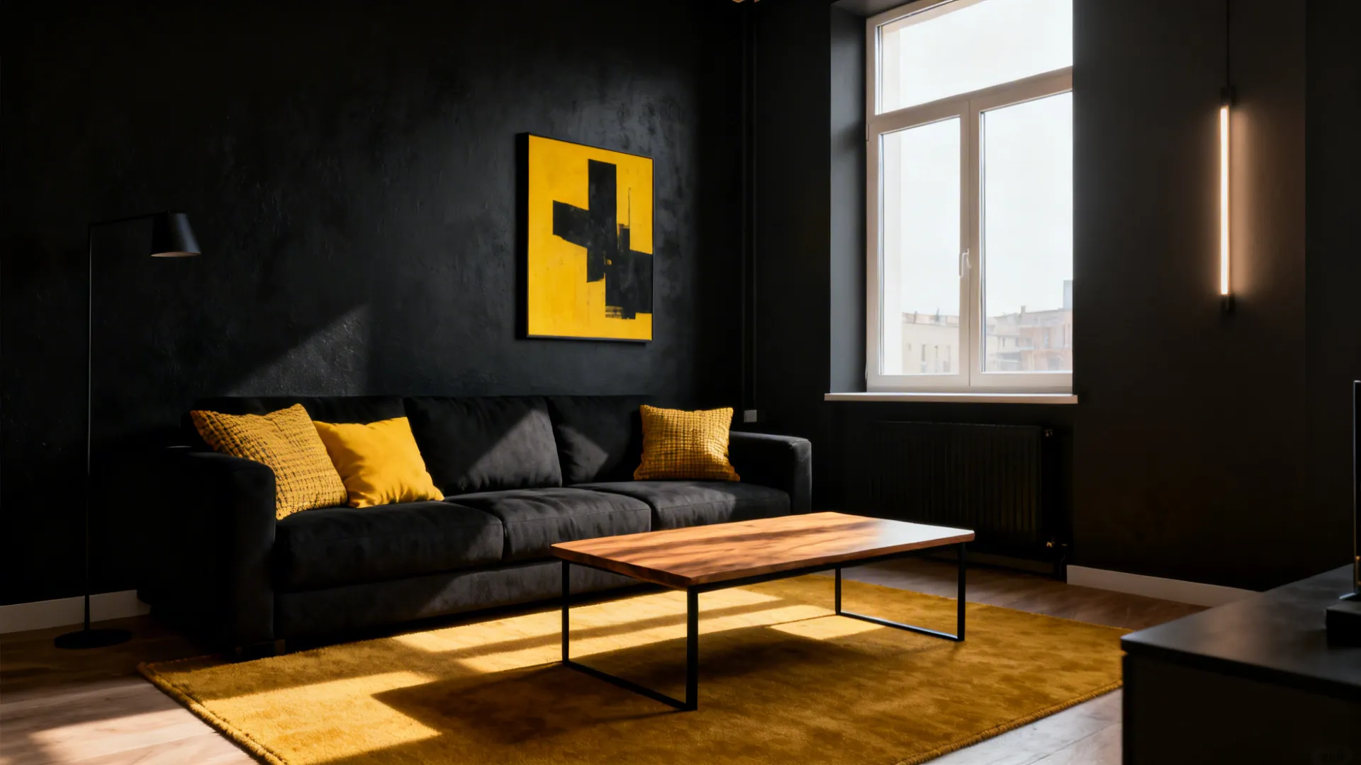 Black & Yellow Living Room Ideas: 5 Bold Inspirations: Creative black and yellow living room ideas with practical tips from a 10+ year interior designer