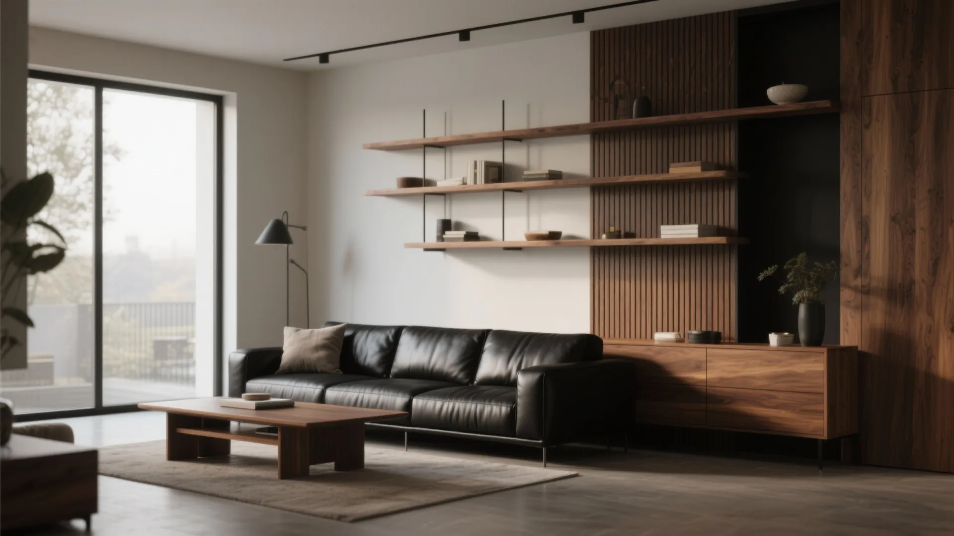 2. Warm Wood Accents