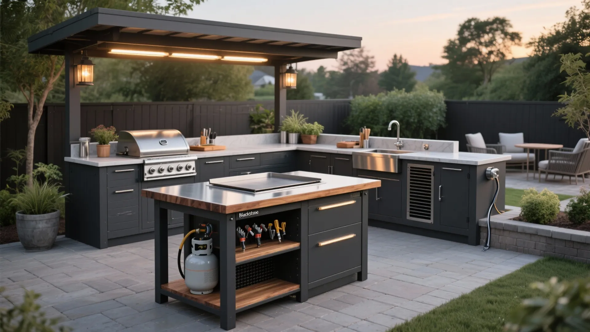 DIY Blackstone Griddle Table: Build the Perfect Outdoor Cooking Station: 1 Minute to Unlock Space-Saving Tricks for Your DIY Griddle Table