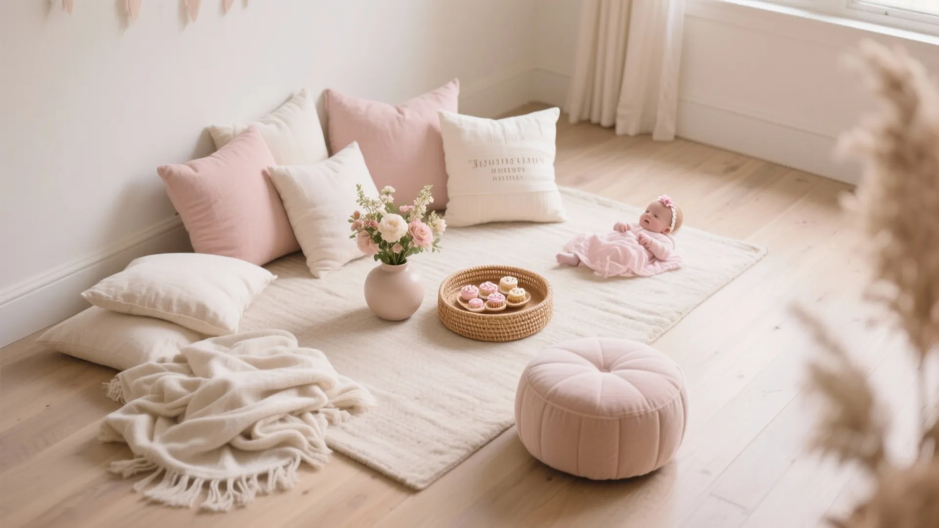 Cozy Floor-Seating Blessings Corner