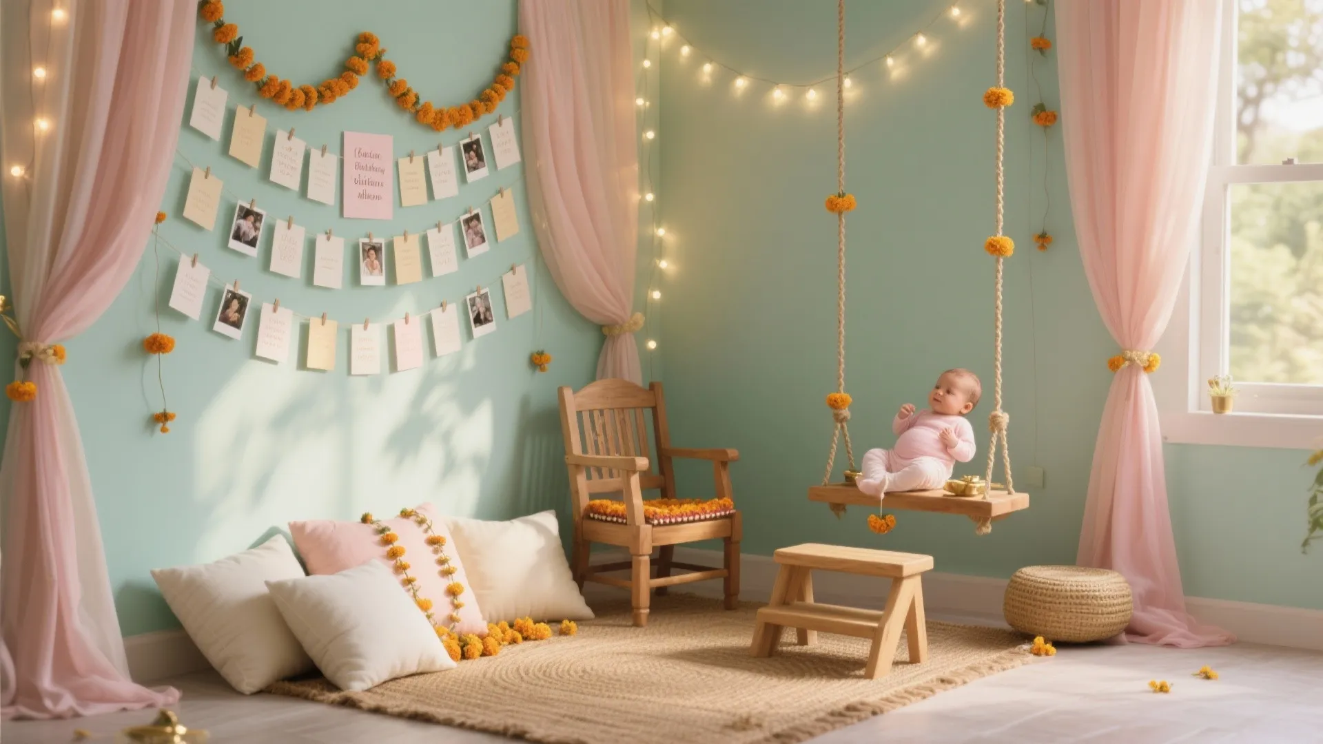 Blessing Wall & Swing (Oonjal) Nook