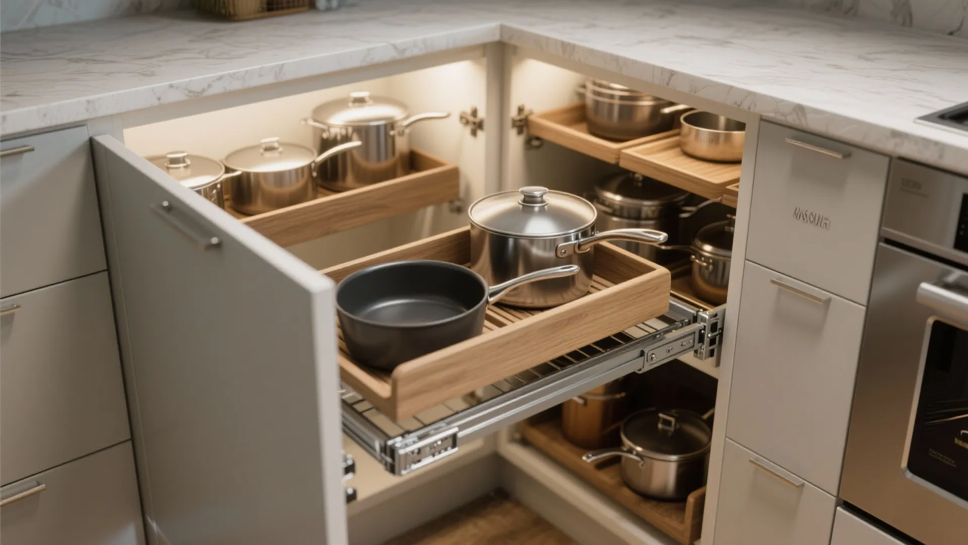 5. Blind corner pull-out systems