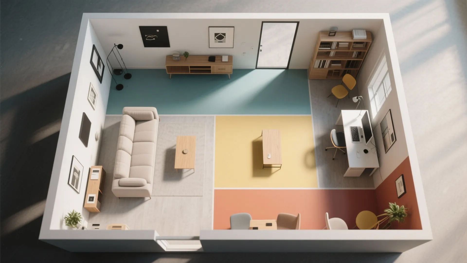 Color Blocking for Natural Zones