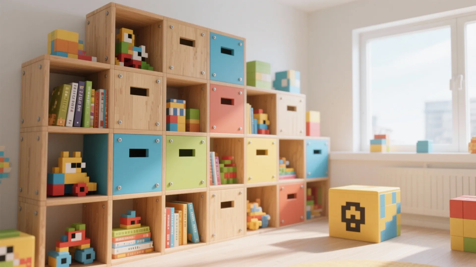 Blocky Shelving and Storage