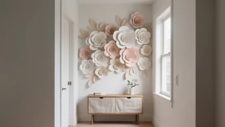 5 Paper Flower Design for Wall Ideas