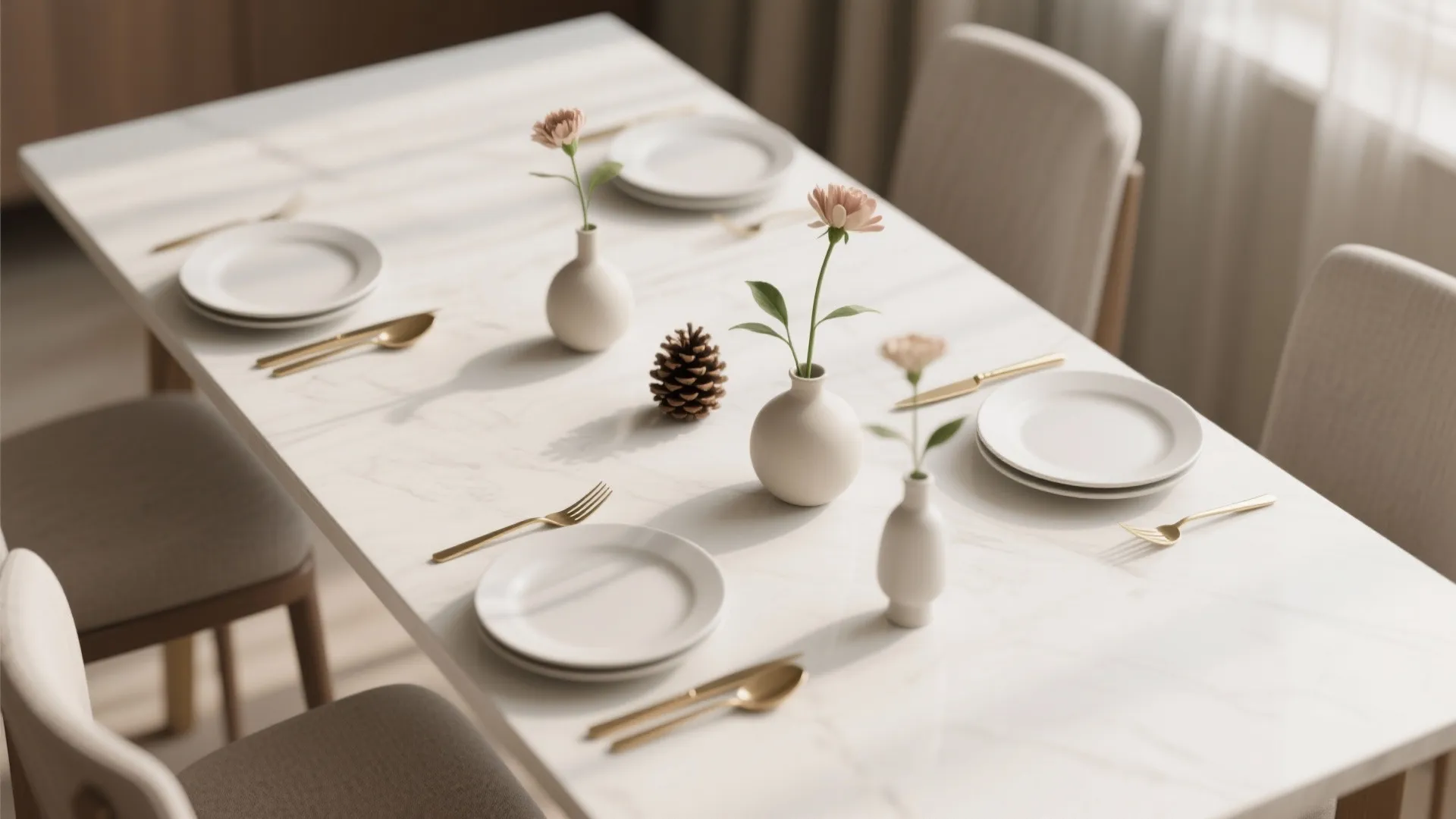 Low Vase + Single Bloom Rhythm