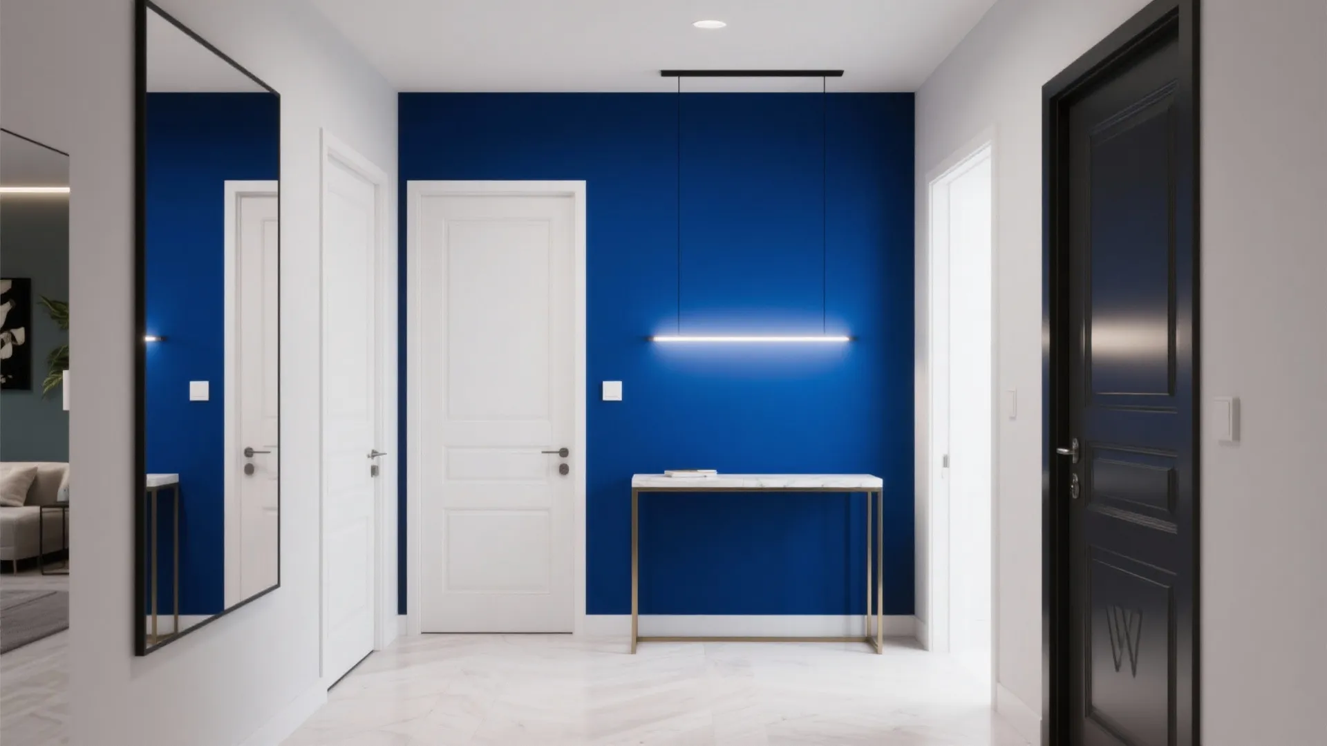 Bold accent wall paint